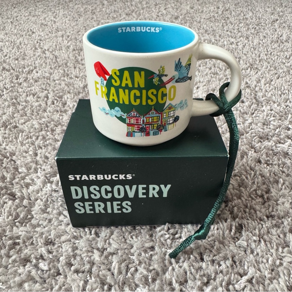 Starbucks San Francisco Discovery Series Collectible 2 oz Demitasse Mug/Ornament
